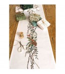 CHEMIN DE TABLE BLANC 29X155CM RICO