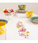 CHEMIN DE TABLE BLANC 29X155CM RICO