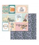 BLOC 10 FEUILLES FACE SUENOS MAGICOS 30 X 30 CM - SBBL60