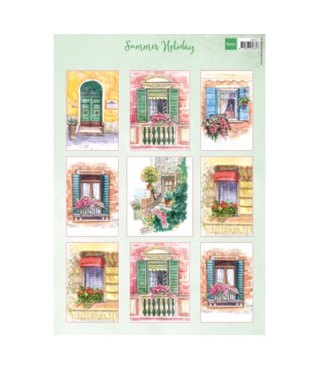 FEUILLE 3D SUMMER HOLIDAY - VK9577