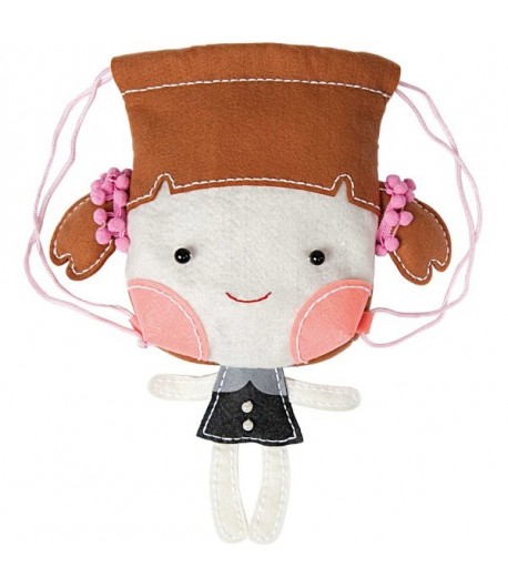 KIT SAC A DOS POUPEE FEUTRINE