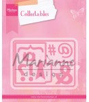 DIES COLLECTABLES POCKET CARD  - COL1389