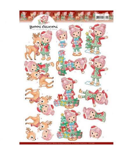 FEUILLE 3D LOLA LOVES CD11380