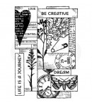 TAMPON CLEAR LAYERED COLAGE