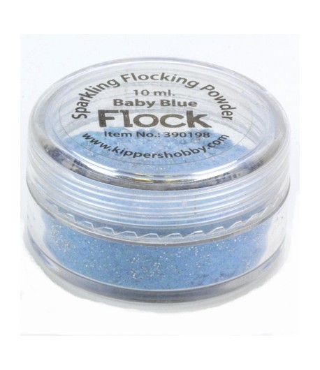 POUDRE FLOCK BLEU BABY GLITTER - 10 ML