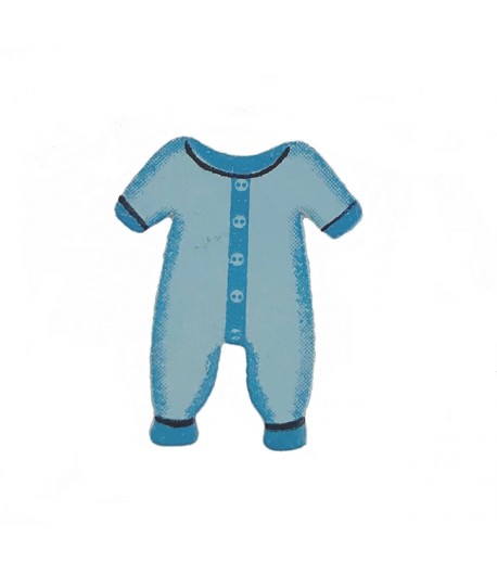 PYJAMA BÉBÉ BLEU EN BOIS