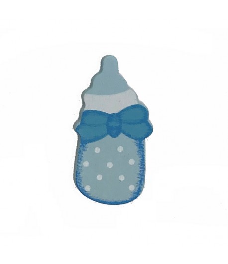 BIBERON BLEU EN BOIS