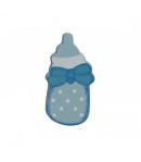 BIBERON BLEU EN BOIS