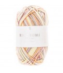 COTON RICORUMI PRINT ROSE JAUNE (001)