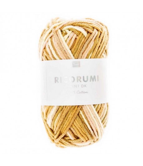 COTON RICORUMI PRINT MOUTARDE MIX (002)