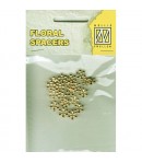 20 COEURS FLEURS METAL OR 012