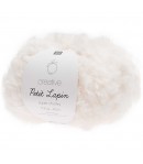 LAINE CREATIVE PETIT LAPIN CREME (001)