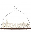DÉCO DE NOEL EN BOIS XMAS - 21.5 CM