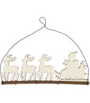 DÉCO DE NOEL EN BOIS - 21.5 CM