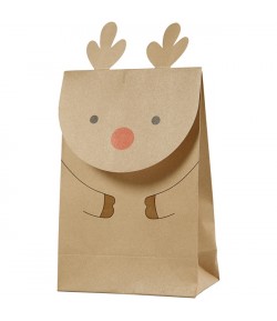 SACS EN PAPIER RENNE - 12 X 18 CM