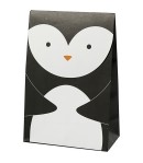 SACS EN PAPIER PINGOUINS - 12 X 18 CM
