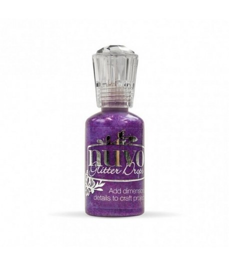 NUVO CRYSTAL DROPS GLITTER PURPLE RAIN 30ML
