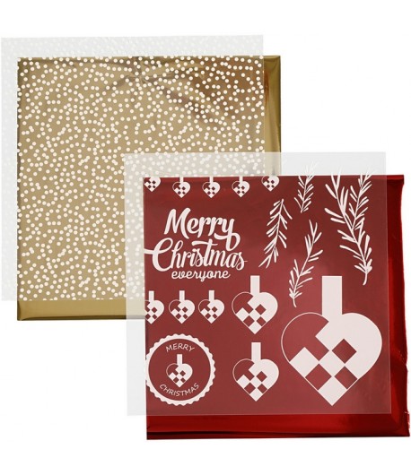 TRANSFERT FOIL OR ET ROUGE - VIVI GADE