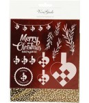 TRANSFERT FOIL OR ET ROUGE - VIVI GADE