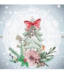 SERVIETTE SAPIN DE NOEL