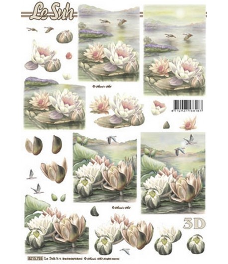 FEUILLE 3D NENUPHARS - 8215793