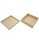 BOITE EN BOIS 20.8 X 7 X 20.8 CM