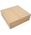 BOITE EN BOIS 20.8 X 7 X 20.8 CM
