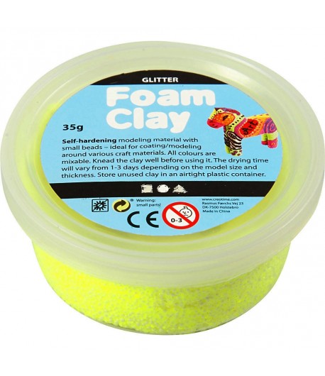 PATE A MODELER FOAM CLAY ROSE GLITTER - 35 G