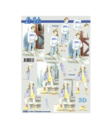 FEUILLE 3D JUNIORS 777541