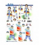 FEUILLE 3D JUNIORS 777546