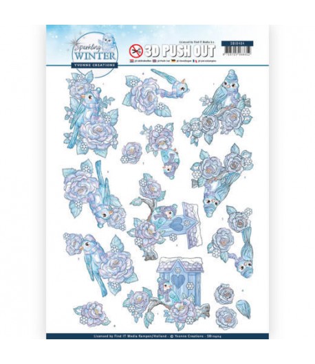 FEUILLE 3D WINTER - SB10404