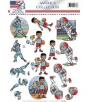 FEUILLE 3D SPORTS - CD10659