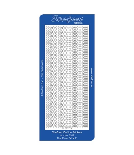 STICKERS ETOILES LIGNE OR