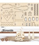 SUJETS EN BOIS LA MAISON DU PAIN D.EPICES - PWSL10