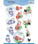 FEUILLE 3D WINTER  CD11225