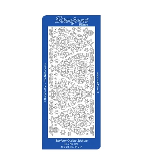 STICKERS PERE NOEL OR