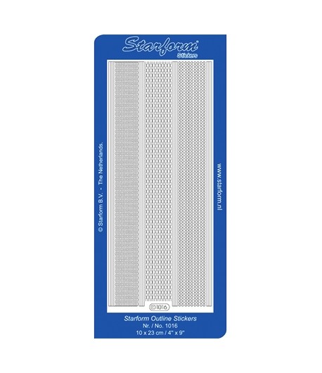 STICKERS LIGNE ARGENT