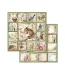 BLOC 10 FEUILLES FOREST 20.3 X 20.3 CM - SBBS06