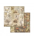 BLOC 10 FEUILLES FOREST 20.3 X 20.3 CM - SBBS06