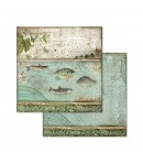 BLOC 10 FEUILLES FOREST 20.3 X 20.3 CM - SBBS06