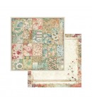 BLOC 10 FEUILLES ORIENTAL GARDEN 20.3 X 20.3 CM - SBBS09