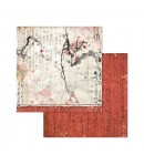 BLOC 10 FEUILLES ORIENTAL GARDEN 20.3 X 20.3 CM - SBBS09