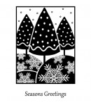 TAMPON CLEAR FRAMED TREE