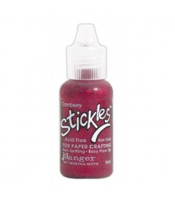 COLLE PAILLETEE STICKLES CRANBERRY