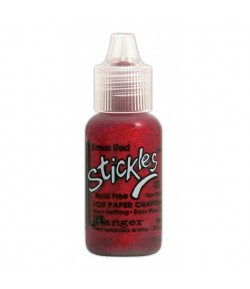 COLLE PAILLETEE STICKLES CHRISTMAS RED
