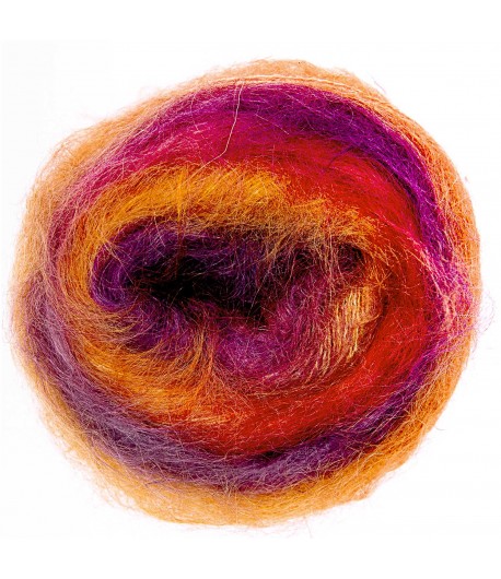 LAINE SUPER KID MOHAIR SILK PR.FEU (005)