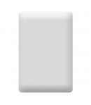 PLAQUE RECTANGULAIRE EN TERRE BLANCHE 10 X 6.5 CM