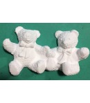 PLATRE 2 OURSONS 8.7X4.8 CM