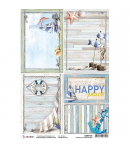 PAPIER DE RIZ SUMMER CARDS 21 X 29.7CM CBRP108