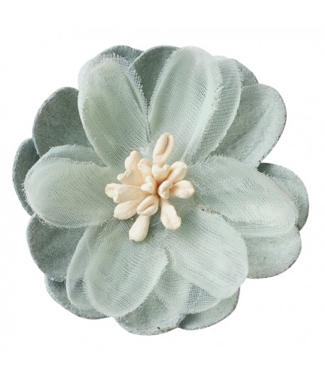 FLEURS BLEU/VERT X 2